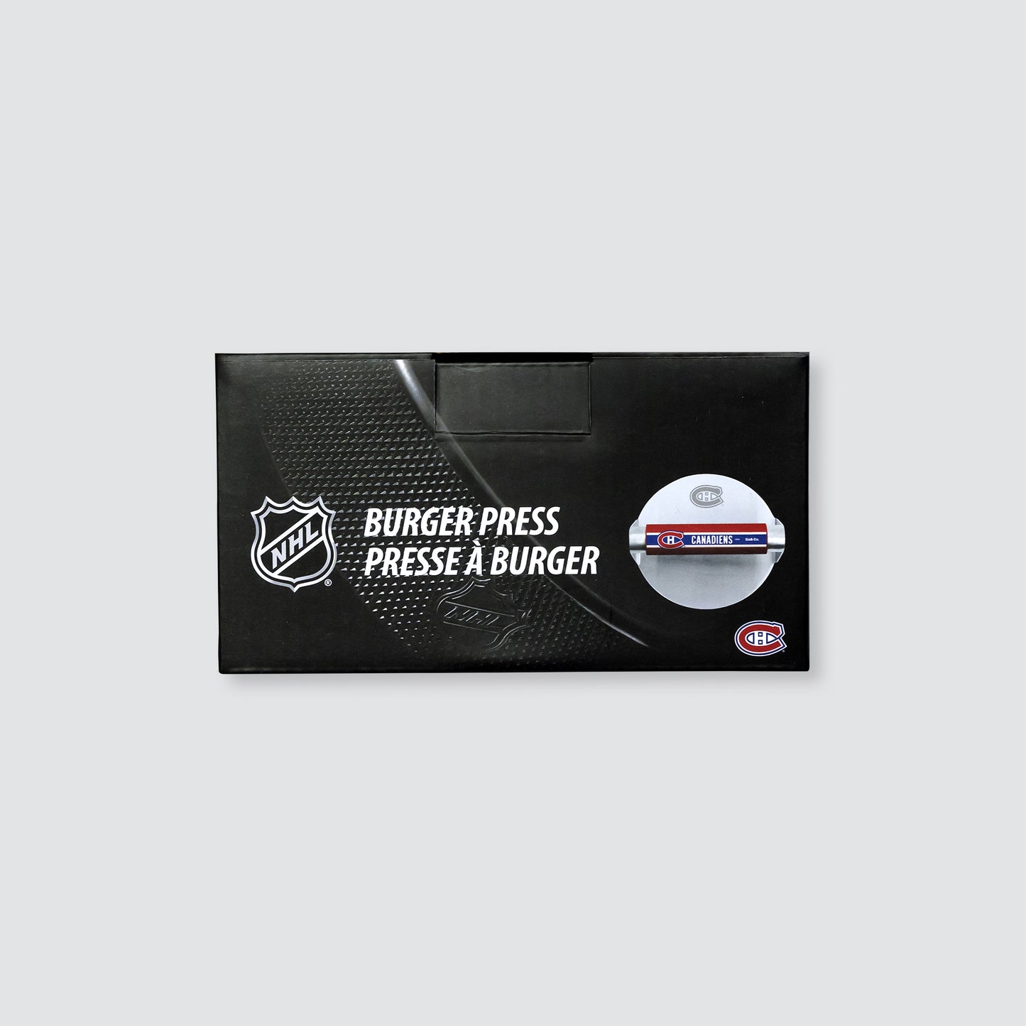Montreal Canadiens Burger Press | 5.5" Stainless Steel Smash Burger Press for Grill and Griddle | Officially Licensed NHL | 5ish Co.
