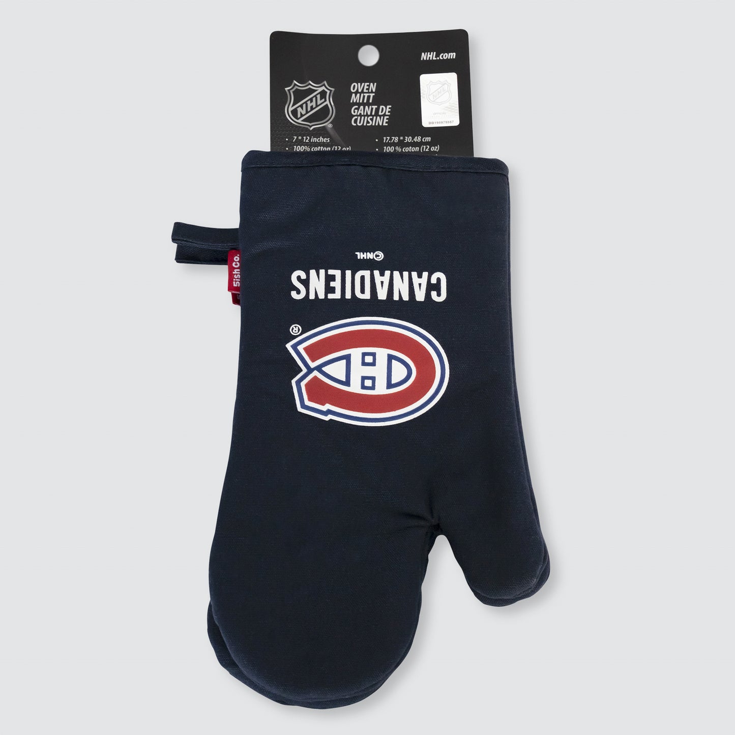 Montreal Canadiens Oven Mitts | Heat-Resistant Quilted Cotton Kitchen Mitts | Set of 2 | Officially Licensed NHL | 5ish Co.