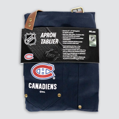Montreal Canadiens BBQ Apron | Heavy-Duty Cotton Canvas Grill and Kitchen Apron | Officially Licensed NHL | 5ish Co.