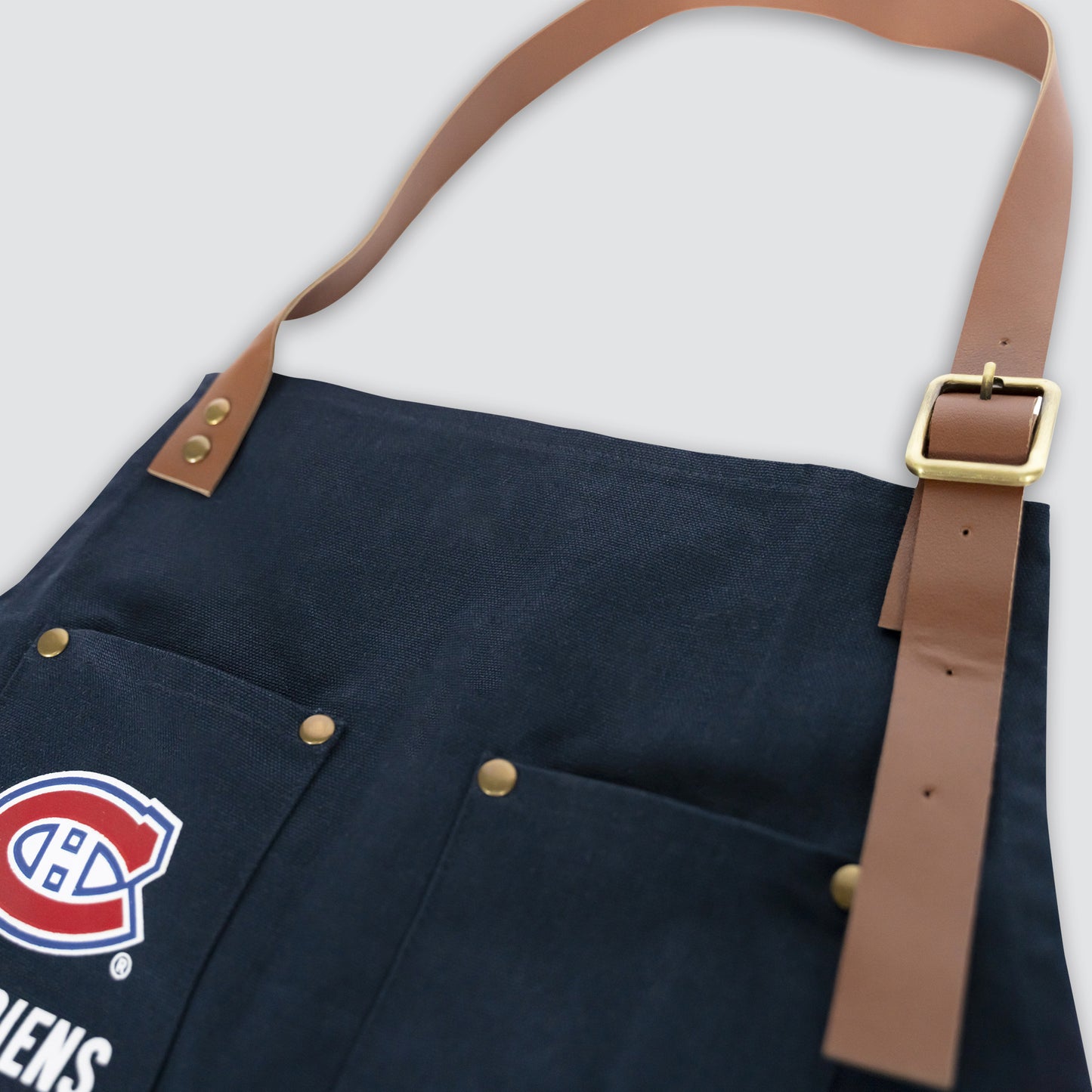 Montreal Canadiens BBQ Apron | Heavy-Duty Cotton Canvas Grill and Kitchen Apron | Officially Licensed NHL | 5ish Co.