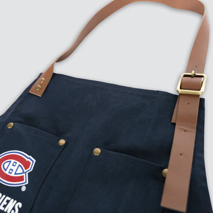 Montreal Canadiens BBQ Apron | Heavy-Duty Cotton Canvas Grill and Kitchen Apron | Officially Licensed NHL | 5ish Co.