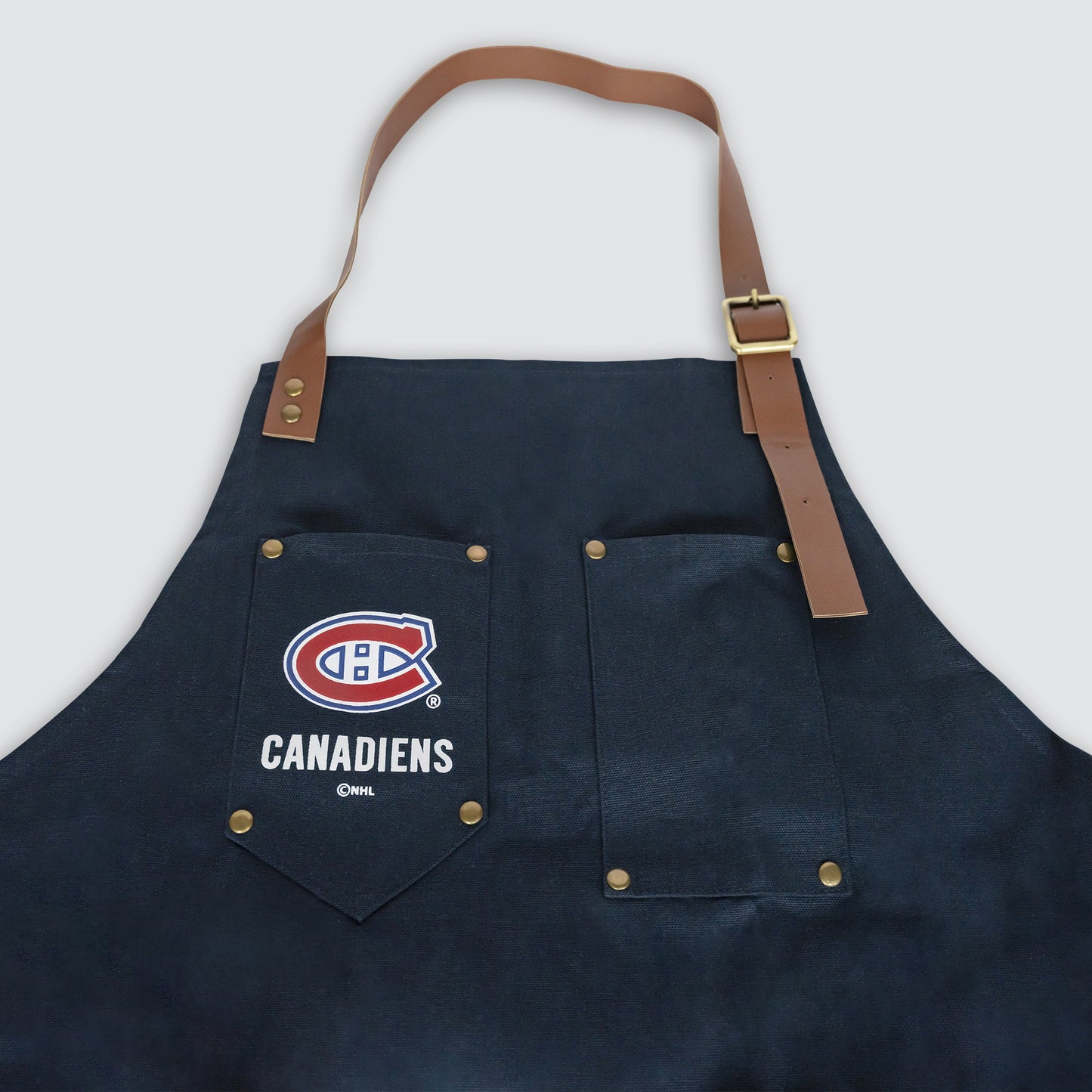 Montreal Canadiens BBQ Apron | Heavy-Duty Cotton Canvas Grill and Kitchen Apron | Officially Licensed NHL | 5ish Co.