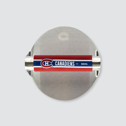 Montreal Canadiens Burger Press | 5.5" Stainless Steel Smash Burger Press for Grill and Griddle | Officially Licensed NHL | 5ish Co.