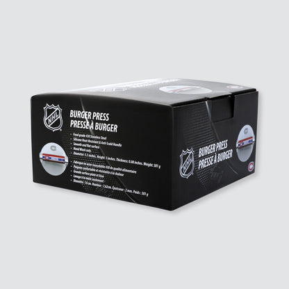 Montreal Canadiens Burger Press | 5.5" Stainless Steel Smash Burger Press for Grill and Griddle | Officially Licensed NHL | 5ish Co.
