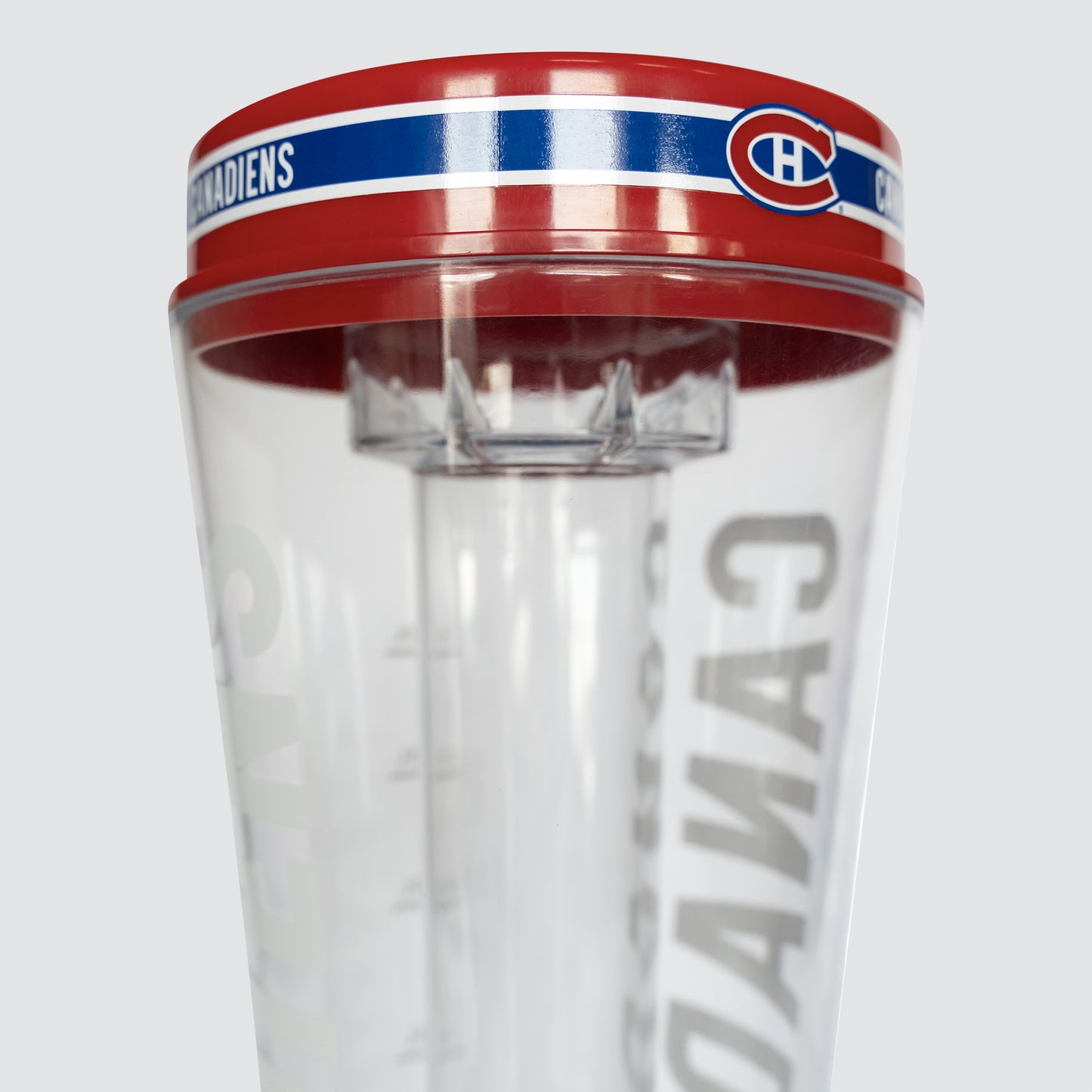 Montreal Canadiens 3L Drink Dispenser | Cold Beverage Tower with Ice Tube | Officially Licensed NHL | 5ish Co.