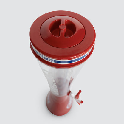 Montreal Canadiens 3L Drink Dispenser | Cold Beverage Tower with Ice Tube | Officially Licensed NHL | 5ish Co.