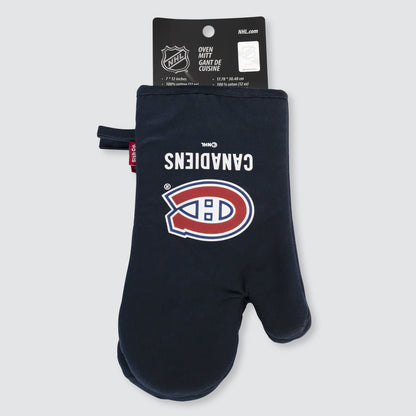 Montreal Canadiens Oven Mitts | Heat-Resistant Quilted Cotton Kitchen Mitts | Set of 2 | Officially Licensed NHL | 5ish Co.
