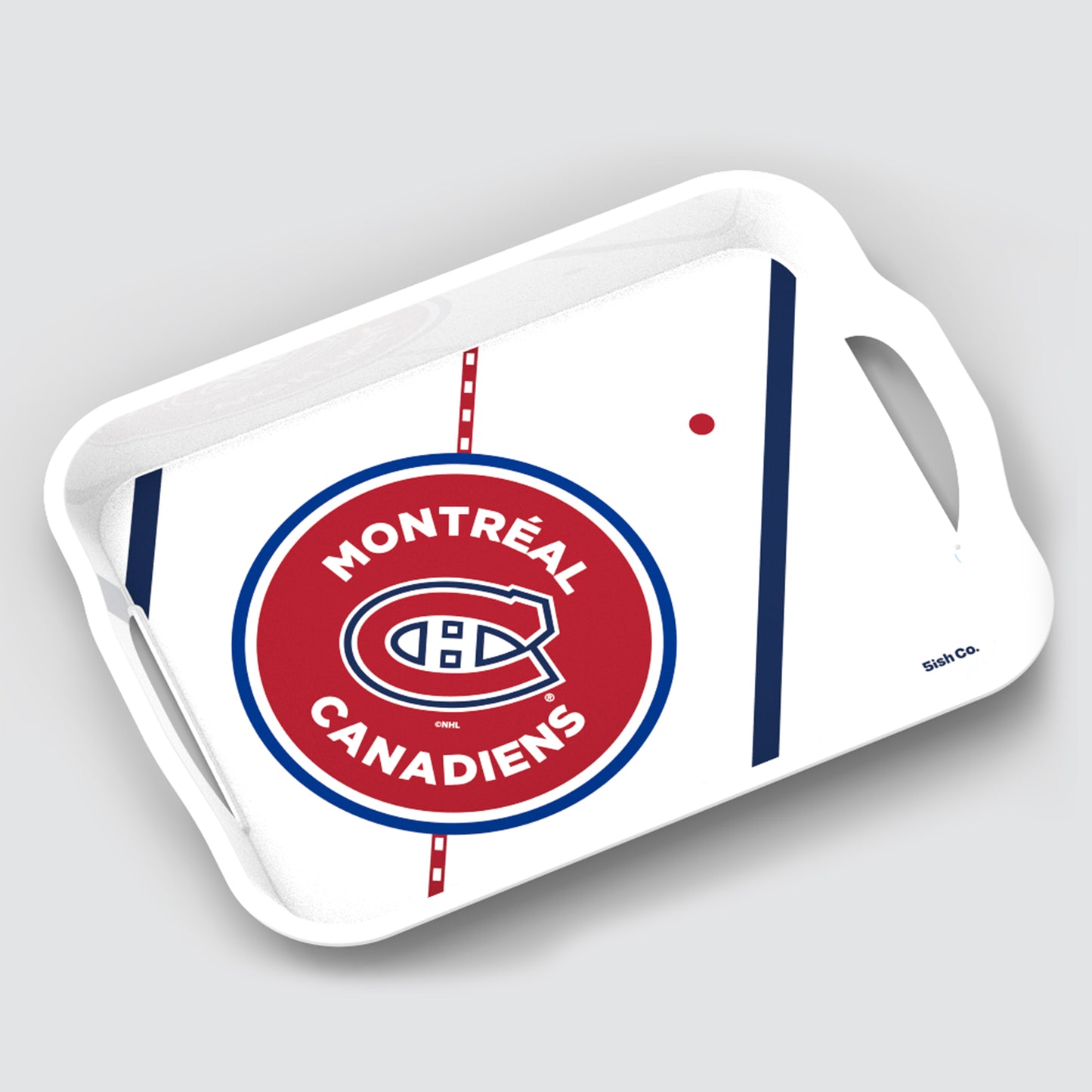 Montreal Canadiens Serving Tray | Center Ice Melamine Food Tray | Officially Licensed NHL | 5ish Co.