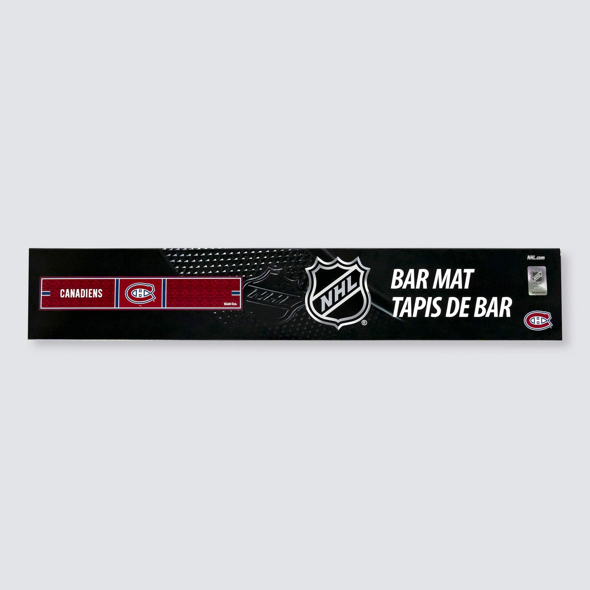 Montreal Canadiens Bar Mat - Retail Packaging - NHL Licensed Bar Runner - 5ish Co.