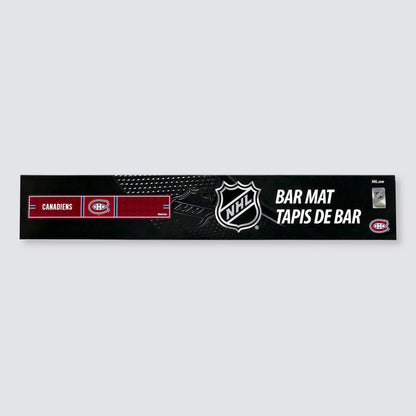 Montreal Canadiens Bar Mat - Retail Packaging - NHL Licensed Bar Runner - 5ish Co.