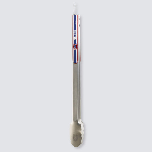 Montreal Canadiens BBQ Tongs - 17 Inch Extra Long Stainless Steel - Officially Licensed NHL - 5ish Co.