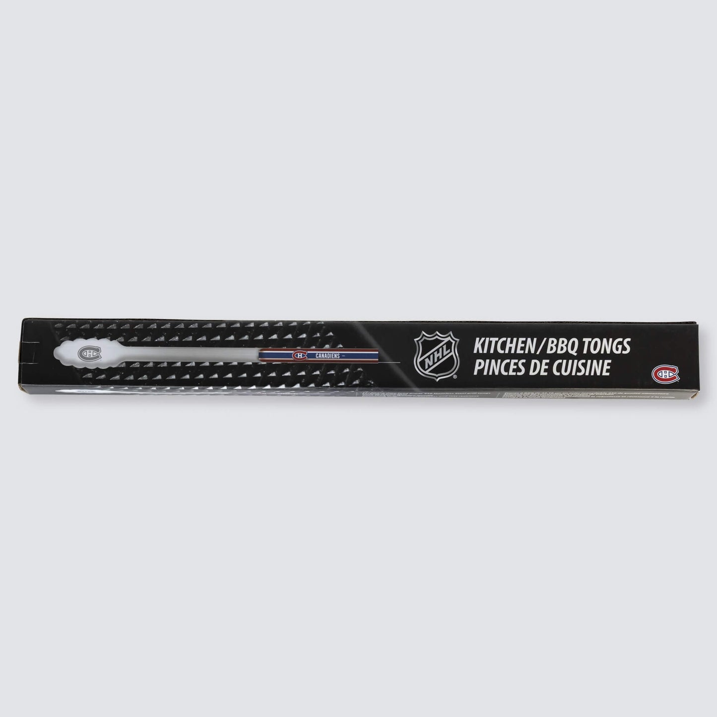 Montreal Canadiens BBQ Tongs - Retail Packaging - Kitchen BBQ Tongs - NHL Licensed - 5ish Co.